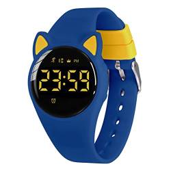 aswan watch Digitaluhr Kinder Mädchen Jungen mit Schrittzähler,Wecker,Stoppuhr, Licht,Datum-Sport Armbanduhr ohne App und Handy mit Silikonarmband von aswan watch