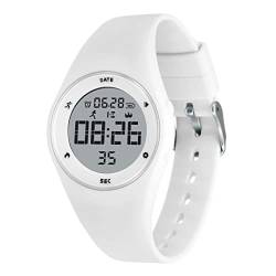 aswan watch Digitaluhr Kinder Mädchen Jungen mit Schrittzähler,Wecker,Stoppuhr, Licht,Datum-Sport Armbanduhr ohne App und Handy mit Silikonarmband von aswan watch