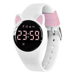 aswan watch Digitaluhr Kinder Mädchen Jungen mit Schrittzähler,Wecker,Stoppuhr, Licht,Datum-Sport Armbanduhr ohne App und Handy mit Silikonarmband von aswan watch