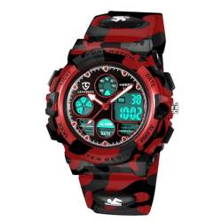 aswan watch Digitaluhr Kinder Mädchen Jungen mit Wecker,Stoppuhr,LED Licht,Datum-Sport Armbanduhr mit Silikonarmband von aswan watch