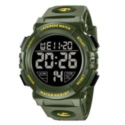 aswan watch Digitaluhr für Herren mit Wecker,Stoppuhr,Licht,Datum-Sport Armbanduhr mit Silikonarmband von aswan watch