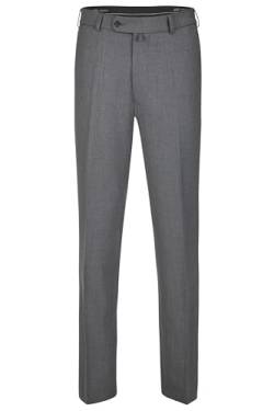 aubi: Herren Businesshose Anzughose Flat Front Modell 26, Farbe:grau (54), Größe:28 von aubi: