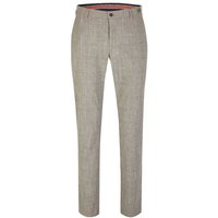 aubi: Stoffhose aubi Modern Fit Herren Sommer Hose Leinen Glencheck Modell 288 von aubi: