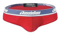 aussieBum Men's Slip Underwear WonderJock WJ PRO Jockstrap Briefs (XL, Red) von aussieBum
