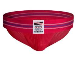 aussieBum Men's Underwear Classic Jock Jockstrap or Slip | Mesh Fabric for High-Performance Ventilation | Contour Pouch (DE/NL/SE/PL, Alphanumerisch, M, Regular, Regular, Brief Red) von aussieBum