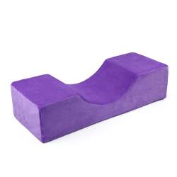 ausuky Wimpernverlängerung, spezielles Kissen, U-förmiges Kissen (violetter Flanell) von ausuky