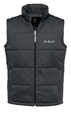 avstickerei St.Pauli Kiez Hamburger Berg Weste Jacke 8 184 -SW - XL von avstickerei