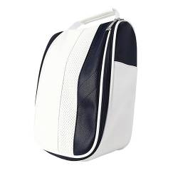 Golf-Schuhtasche, Reise-Schuhtaschen, wasserabweisende Reise-Schuhtaschen, schwarz und weiß, Golfschuh-Taschen für Herren/Damen, Outdoor-Reißverschluss-Tragetaschen mit Golf-Zubehör, für Radfahren, von awakentti