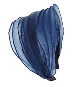 axy Breiter Haarreif in modischem Design Stirnband Vintage Haarschmuck Damen Haarreifen HRM2 (Blau) von axy