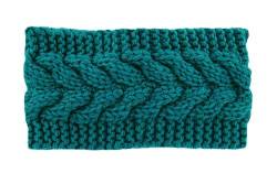 axy Damen Strick Haarband Winter Stirnband, Headband gestrickt Haarbänder HBW2 (Grün) von axy