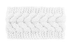 axy Damen Strick Haarband Winter Stirnband, Headband gestrickt Haarbänder HBW2 (Weiss) von axy