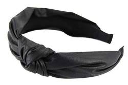 axy HR27a Leder Haarreif Serie 27a Leather Hair Band (Schwarz) von axy