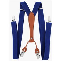 axy Hosenträger Herren Hosenträger 4 Stabile Clips X-Form 2,5cm Breit verstellbar und elastisch 120cm Lang von axy