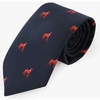 axy Krawatte Herren Krawatte 7,5 cm breit mit Motiv perfektes Geschenk gemustert Seidenkrawatte, mit Geschenkbox von axy