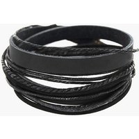 axy Lederarmband Herrenarmband Wickelarmband Leder Armband Herren Damen, aus Echtleder, Surferarmband in 3 Längen verschließbar von axy