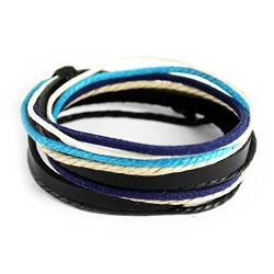 axy WICKELARMBAND Serie 1 TWIC1! ECHT Leder Armband Surfer Surferarmband (TWIC1-21) von axy