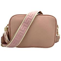 ayados Damen Crossbody Bag Bauchtasche Schultergurt Cross body bag Tasche Schultertasche Umhängetasche S1813-8 (Rosa) von ayados