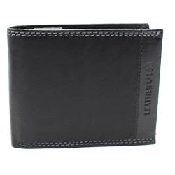 ayados Geldbörse Herren Echt Leder Portemonnaie Geld-börse Portmonee Brieftasche Geldbeutel Querformat Wallet TX-215/CP von ayados