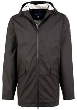 BLEND Jyrki Herren Windbreaker Übergangsjacke Regenjacke mit Kapuze, Größe:XL, Farbe:Black (194007) von b BLEND