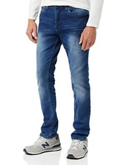 Blend 20709221 Herren Jeans Hose Jogg Denim 5-Pocket mit Stretch Jet Fit Slim Fit, Größe:31/32, Farbe:Denim Middle Blue (76201) von b BLEND