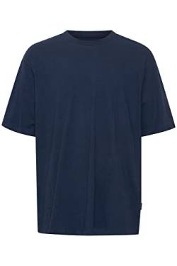 Blend 20712508 Tee Herren T-Shirt Kurzarm Shirt Basic Hochwertige Baumwoll-Qualität Rundhalsausschnitt Überschnittene Schultern Oversize Fit 174, Größe:M, Farbe:Dress Blues (194024) von b BLEND