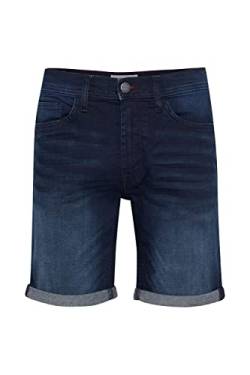 Blend 20713326 Herren Jeans Shorts Kurze Denim Shorts 5-Pocket mit Stretch Twister Fit Slim/Regular Fit, Größe:XL, Farbe:Denim Dark Blue (200292) von b BLEND