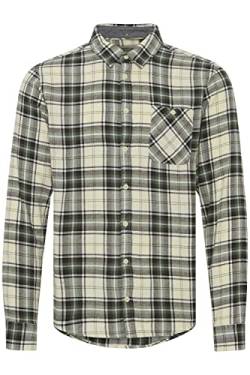 Blend 20714325 Shirt Herren Freizeithemd Hemd Club-Kragen Slim Fit schmaler Schnitt hochwertige Baumwoll-Qualität Kariertes Muster, Größe:3XL, Farbe:Rosin (190509) von b BLEND