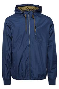 Blend 20715265 Outerwear Herren Windbreaker Übergangsjacke Regenjacke Kapuzenjacke mit elastischen Bündchen Regular Fit, Größe:L, Farbe:Dress Blues (194024) von b BLEND