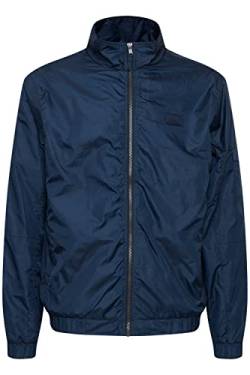 Blend 20715270 Outerwear Herren Windbreaker Übergangsjacke Regenjacke Kapuzenjacke mit elastischen Bündchen Regular Fit, Größe:2XL, Farbe:Dress Blues (194024) von b BLEND