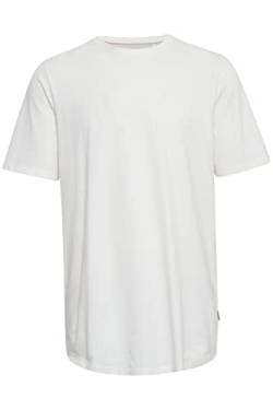 Blend 20715296 Tee Herren T-Shirt Kurzarm Shirt Basic Länger geschnitten Longer Length Rundhals-Ausschnitt Regular Fit, Größe:XL, Farbe:Snow White (110602) von b BLEND