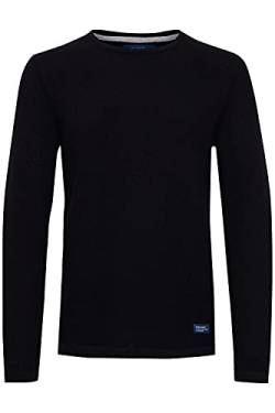 Blend Alfons Herren Strickpullover Grobstrick Pullover aus 100% Baumwolle, Größe:L, Farbe:Black (194007) von b BLEND