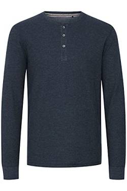 Blend Alfred Herren Longsleeve Langarmshirt Shirt, Größe:XXL, Farbe:Dress Blues (194024) von b BLEND