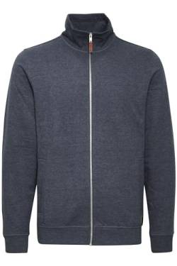 Blend Alio Herren Sweatjacke Cardigan Ohne Kapuze Mit Reißverschluss Stehkragen Und Fleece-Innenseite, Größe:S, Farbe:Navy (70230) von b BLEND