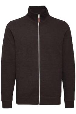 Blend Alio Herren Sweatjacke Cardigan Ohne Kapuze Mit Reißverschluss Stehkragen Und Fleece-Innenseite, Größe:XXL, Farbe:Black (70155) von b BLEND