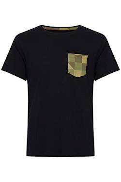 Blend Amilo Herren T-Shirt Kurzarm Shirt aus 100% Baumwolle, Größe:L, Farbe:Black (194007) von b BLEND