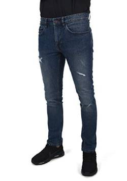 Blend Averell Herren Jeans Hose Denim Slim Fit, Größe:W33/34, Farbe:Denim middleblue (76201) von b BLEND