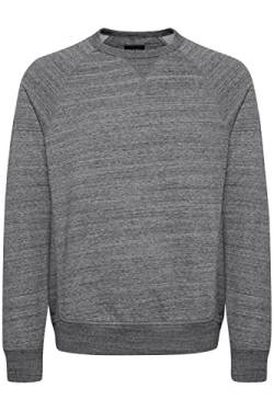 Blend BHAlton Herren Sweatshirt Pullover Pulli mit Rundhalsausschnitt, Größe:L, Farbe:Pewter Mix (70817) von b BLEND