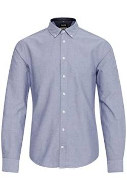Blend BHBHNAIL Shirt Shirt Herren Freizeit Hemd mit klassischem Hemdkragen aus, Größe:L, Farbe:Marina Blue (74674) von b BLEND