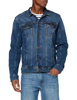 Blend BHBHNARIL Outerwear Outerwear Herren Jeansjacke Denim Übergangsjacke, Größe:S, Farbe:Denim dark blue (200292) von b BLEND