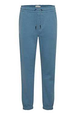 Blend BHDownton Herren Sweatpants Sweat Hose Jogginghose Sporthose mit Kordeln Regular Fit, Größe:L, Farbe:Bluestone (184217) von b BLEND