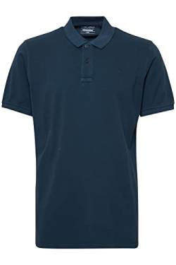 Blend BHEdington polo Herren Poloshirt Polohemd geschwaschene Qualität Polokragen Hochwertiger Baumwoll-Pikee Regular Fit, Größe:XL, Farbe:Dress Blues (194024) von b BLEND