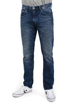 Blend BHLukker Herren Jeans Hose Denim mit Stretchanteil Slim Fit, Größe:W30/34, Farbe:Denim Darkblue (76207) von b BLEND