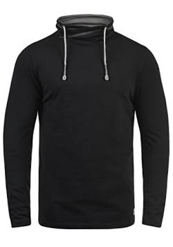 Blend BHPallo Herren Longsleeve Langarmshirt Shirt mit Tube-Neck-Kragen, Größe:2XL, Farbe:Black (70155) von b BLEND