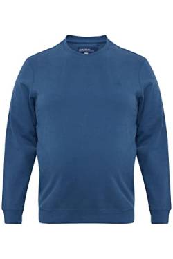 Blend BHRavinBT Sweatshirt Herren Big & Tall Sweater Pullover Große Größen bis 6XL aus hochwertigem Baumwollmaterial, Größe:4XL, Farbe:Ensign Blue (194026) von b BLEND