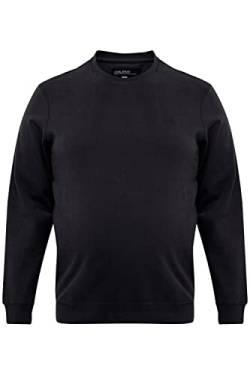 Blend BHRavinBT Sweatshirt Herren Big & Tall Sweater Pullover Große Größen bis 6XL aus hochwertigem Baumwollmaterial, Größe:5XL, Farbe:Black (194007) von b BLEND