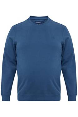 Blend BHRavinBT Sweatshirt Herren Big & Tall Sweater Pullover Große Größen bis 6XL aus hochwertigem Baumwollmaterial, Größe:5XL, Farbe:Ensign Blue (194026) von b BLEND