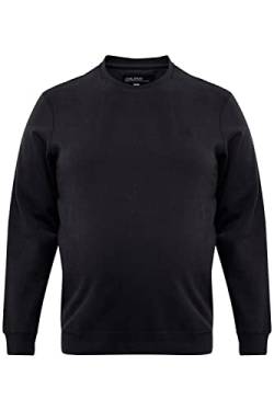 Blend BHRavinBT Sweatshirt Herren Big & Tall Sweater Pullover Große Größen bis 6XL aus hochwertigem Baumwollmaterial, Größe:6XL, Farbe:Black (194007) von b BLEND