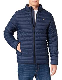 Blend BHRomsey Herren Steppjacke Übergangsjacke Herrenjacke Jacke gefüttert mit Stehkragen, Größe:L, Farbe:Dress Blues (194024) von b BLEND