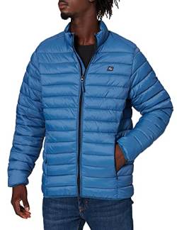 Blend BHRomsey Herren Steppjacke Übergangsjacke Herrenjacke Jacke gefüttert mit Stehkragen, Größe:XL, Farbe:Ensign Blue (194026) von b BLEND