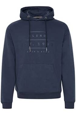 Blend BHSweatshirt Herren Kapuzenpullover Hoodie Pullover mit Kapuze, Größe:M, Farbe:Dress Blues (194024) von b BLEND